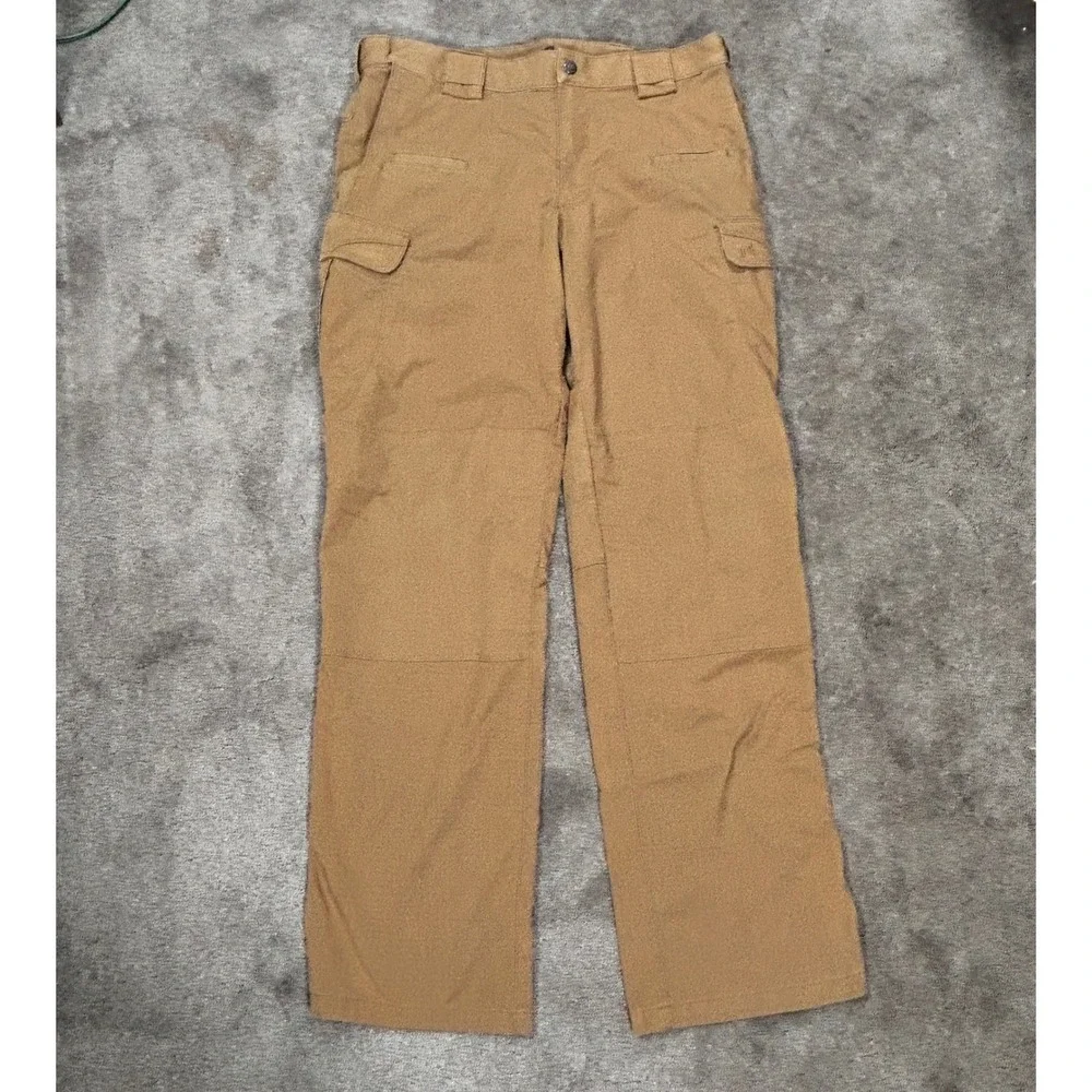 5.11 Tactical Cargo Pants Mens 36x34 Brown Ripstop GorpCore Workwear Outdoor